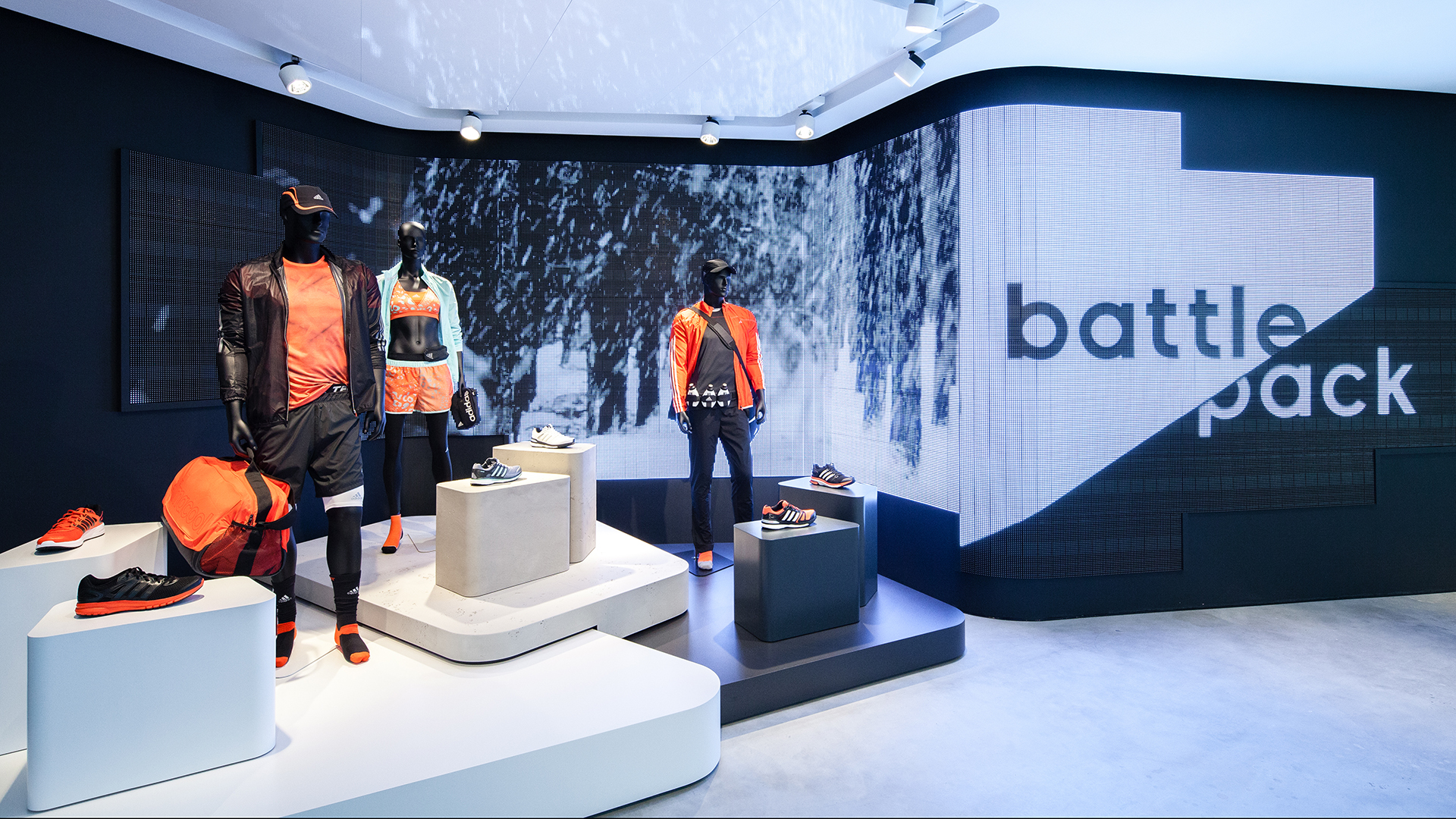 Dart inszeniert das Shop Konzept von adidas für das OCM 2014