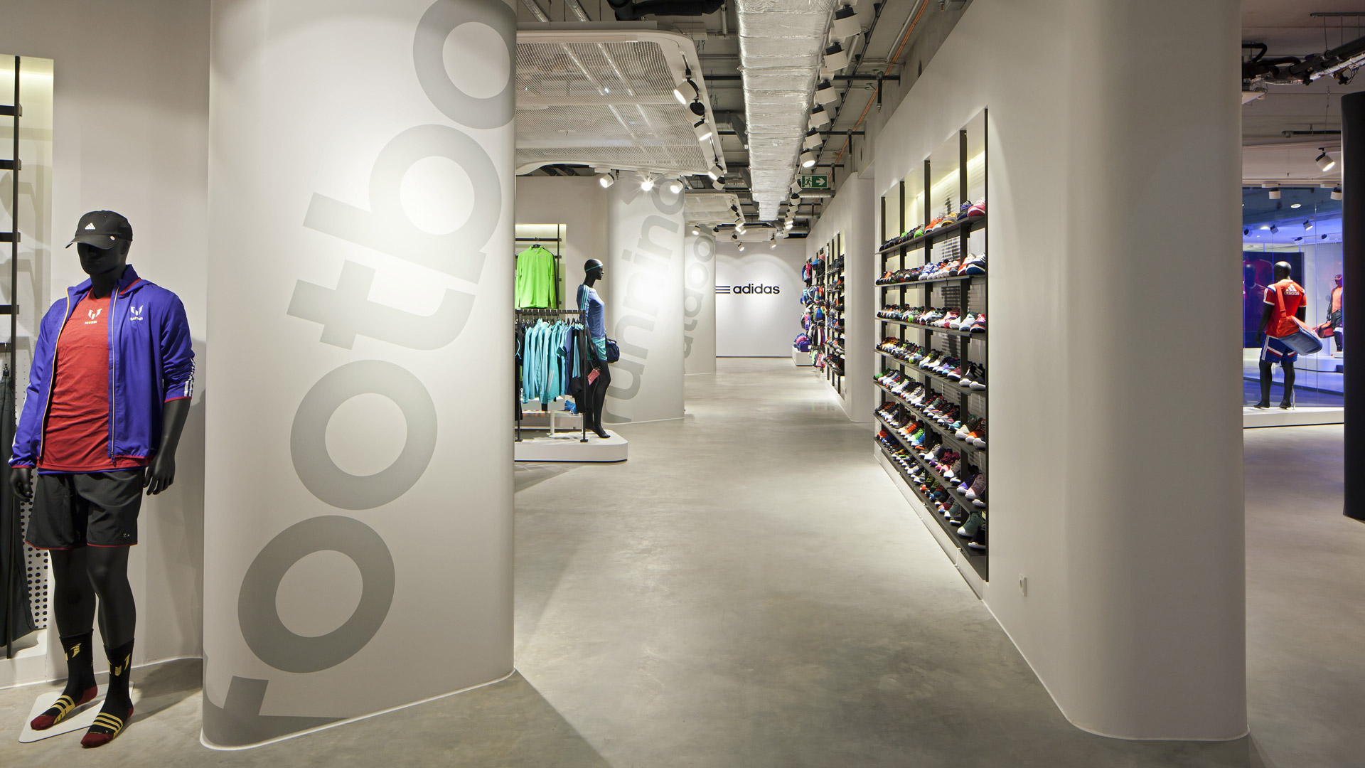 Dart stages the adidas shop concept for the OCM 2014