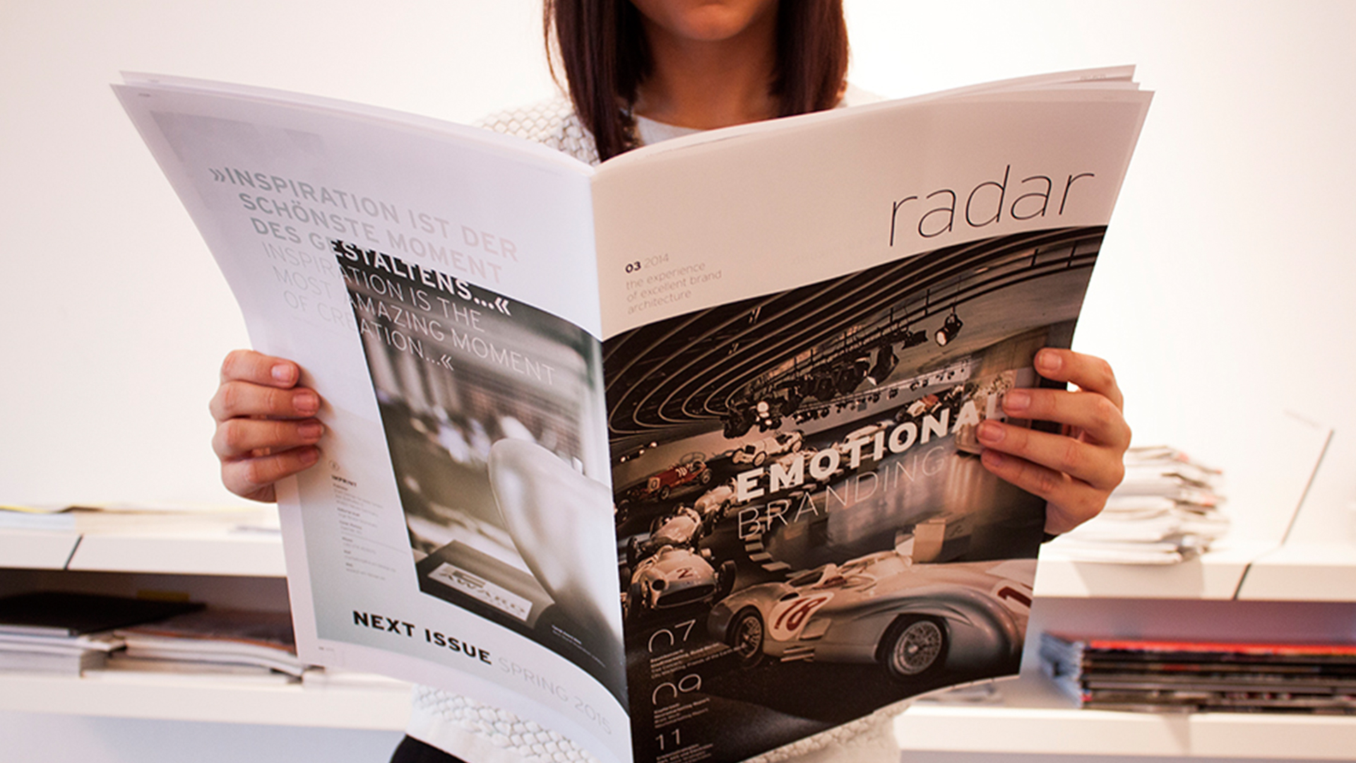 Dart inszeniert die Kommunikation der Dart Design Gruppe für das Radar Magazin 2014