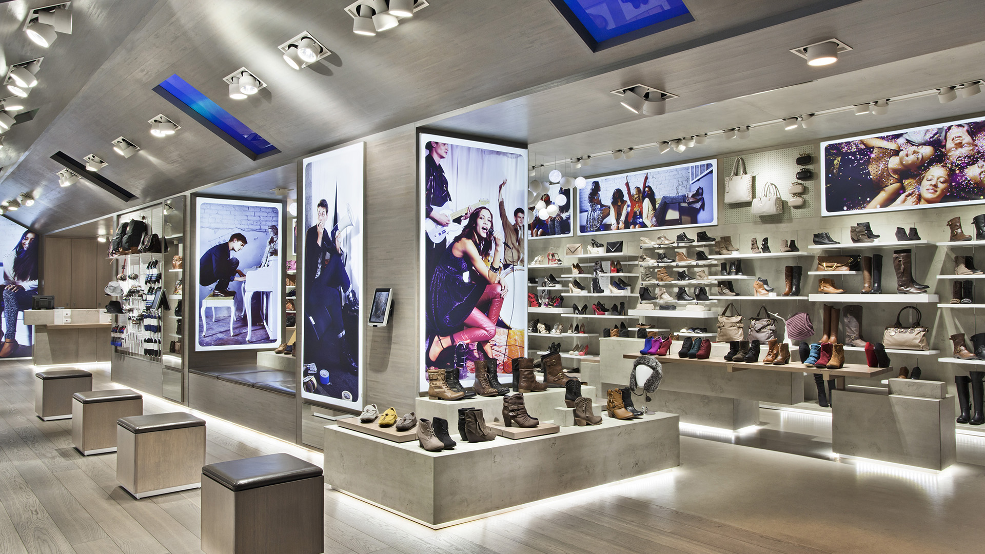 Dart stages the shop concept for Aldo CIS for the flagship store on Oxford Street