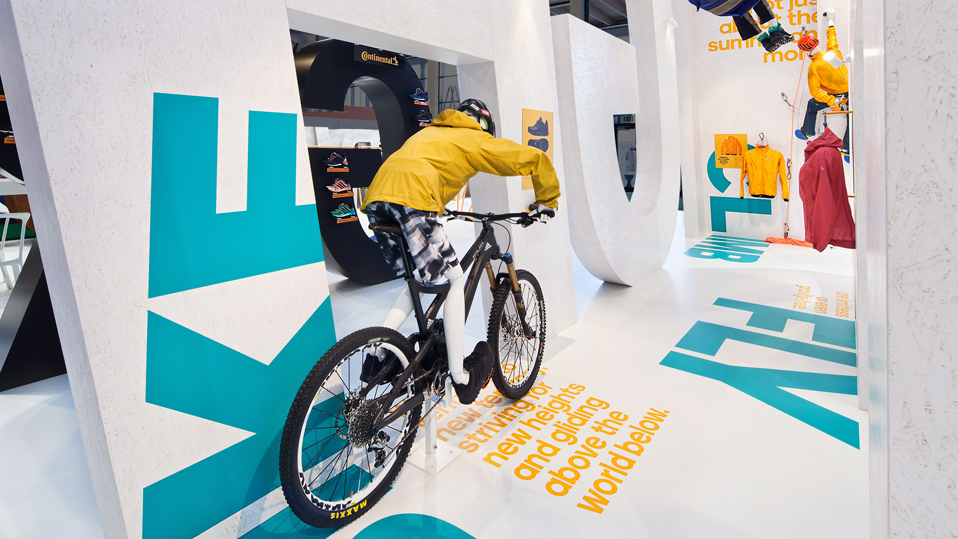 Dart stages the adidas fair stand at the OutDoor 2015