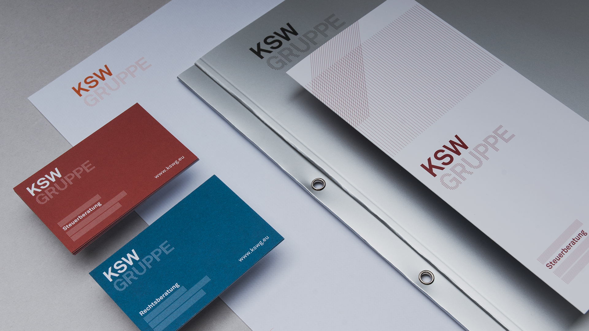 Dart stages the communication of the KSW Gruppe for the Corporate Design 2012