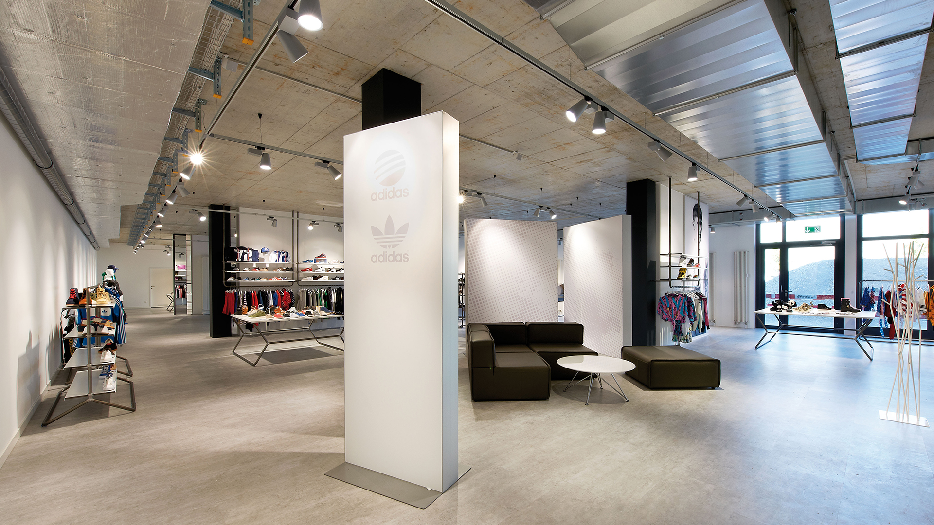 Dart stages the shop concept for adidas Originals in the cities of Fribourg, Zurich and Munich