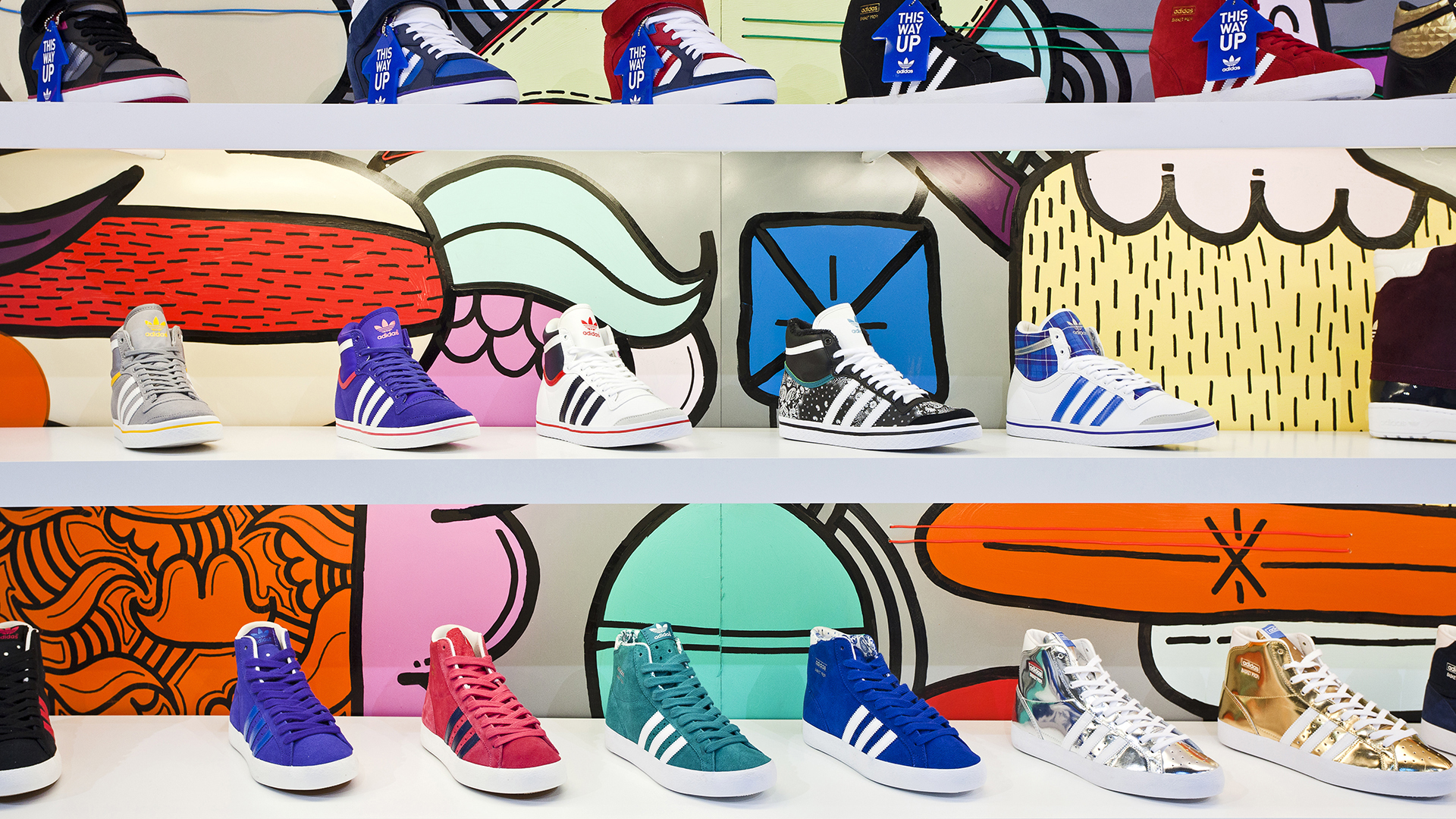 Dart stages the adidas fair stand at the B&B Winter 2013