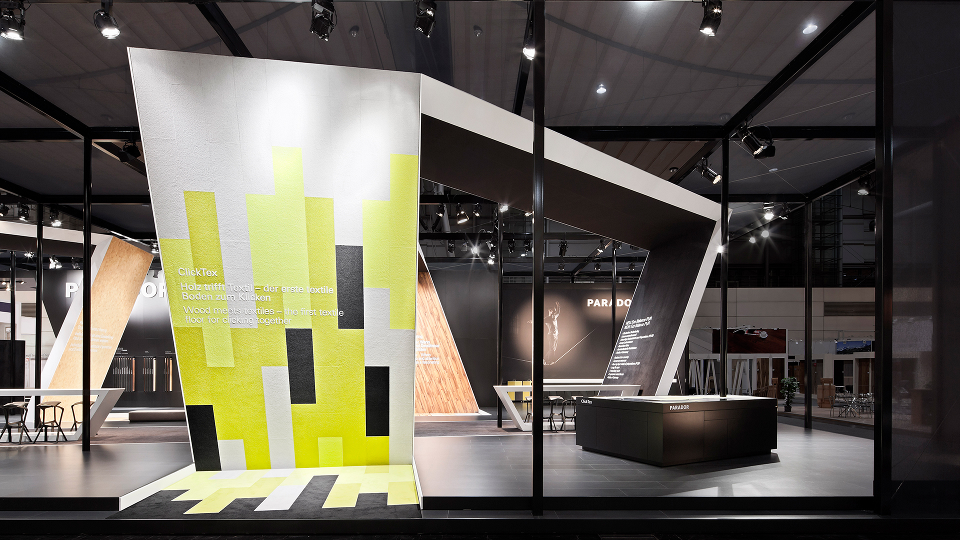 Dart stages the Parador fair stand at the Domotex 2014