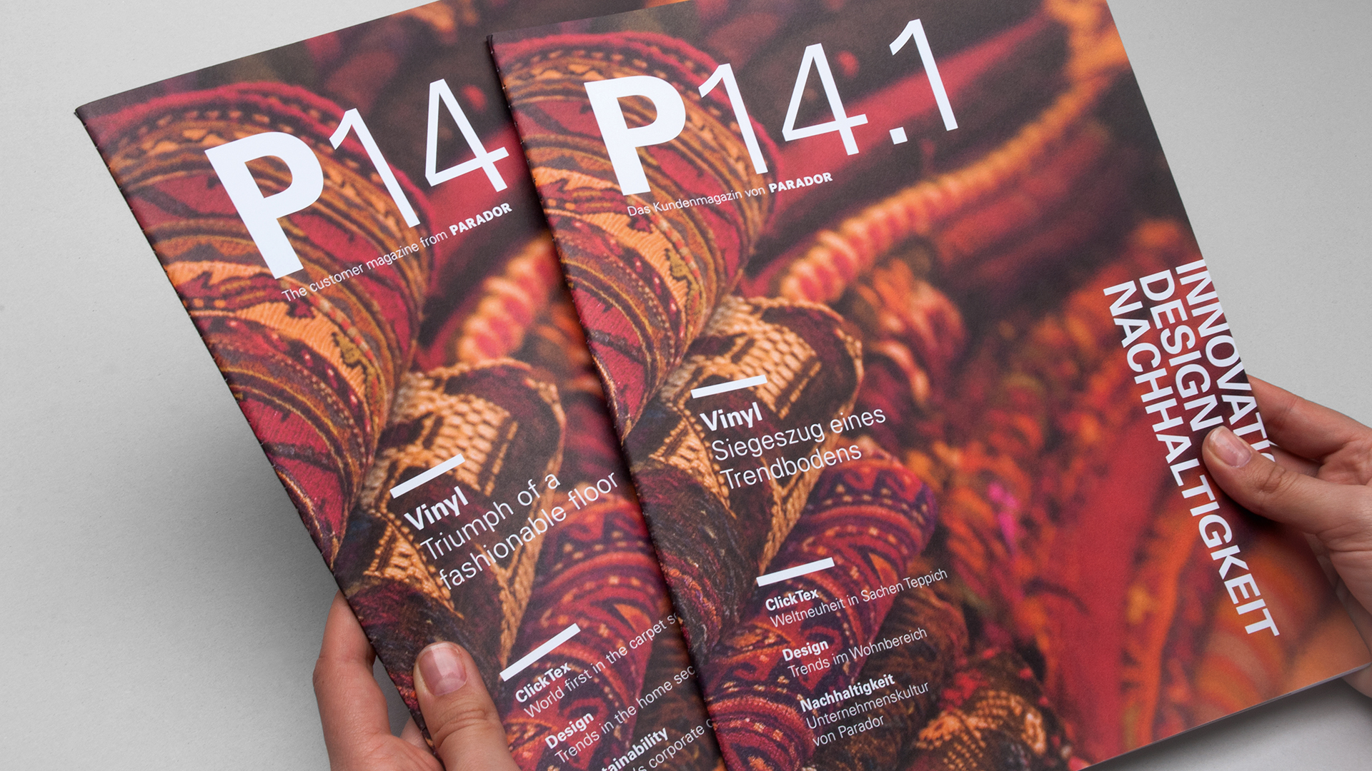 Dart inszeniert die Kommunikation von Parador für das Kundenmagazin 2014