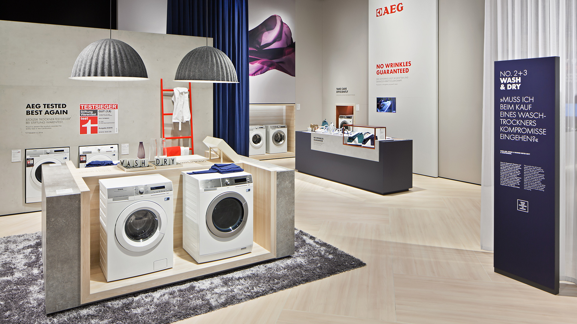 Dart inszeniert den Messestand von Electrolux auf der IFA 2015