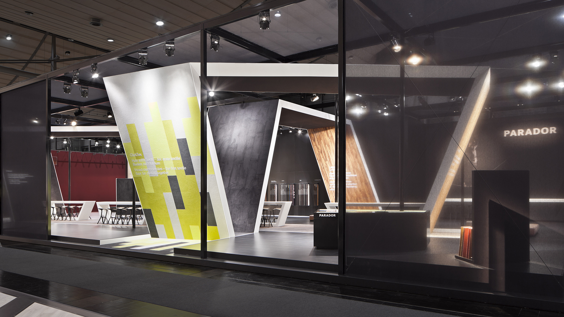 Dart stages the Parador fair stand at the Domotex 2014