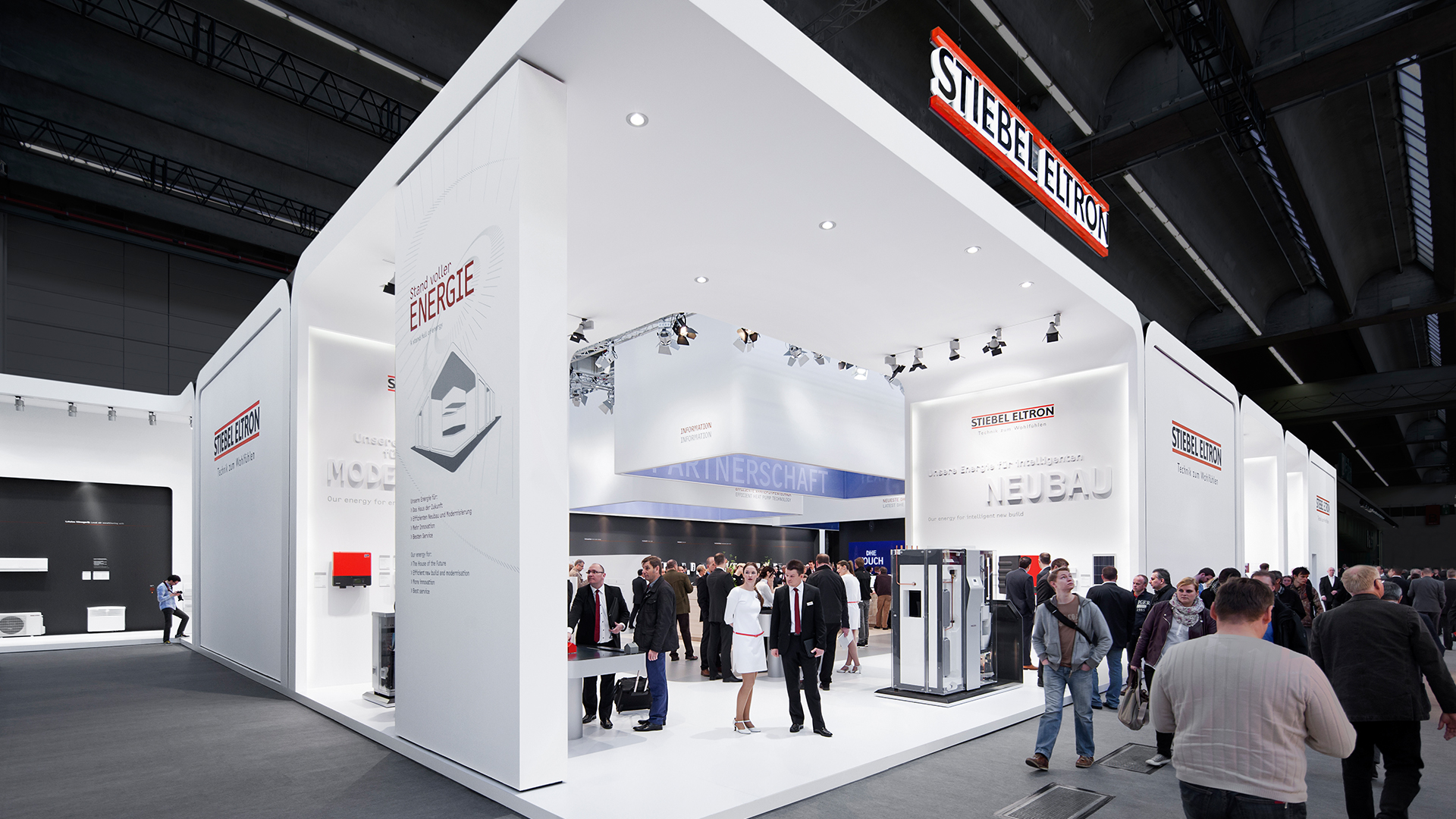 Dart stages the STIEBEL ELTRON fair stand at the ISH 2015