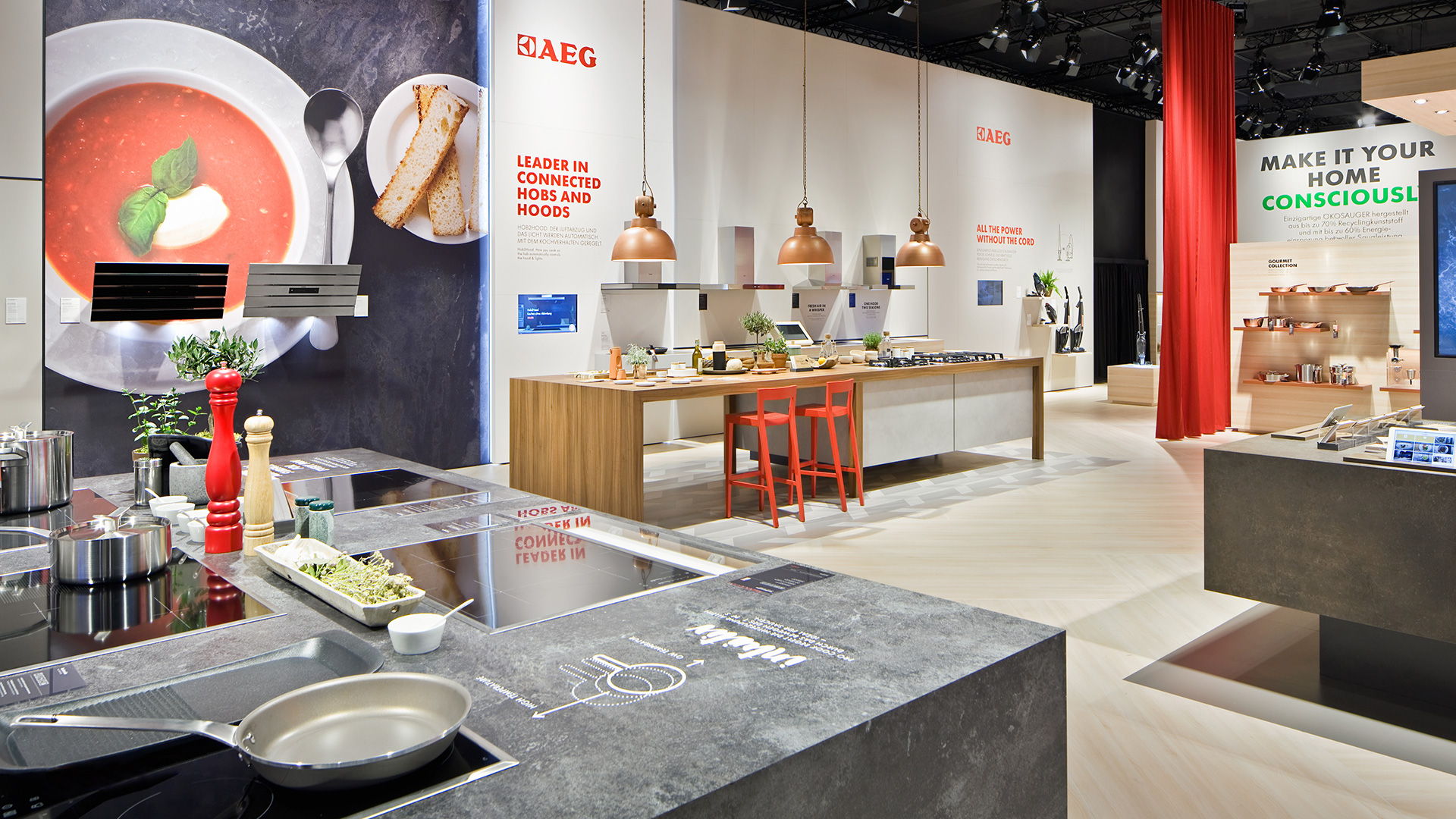 Dart stages the Electrolux fair stand at the IFA 2015