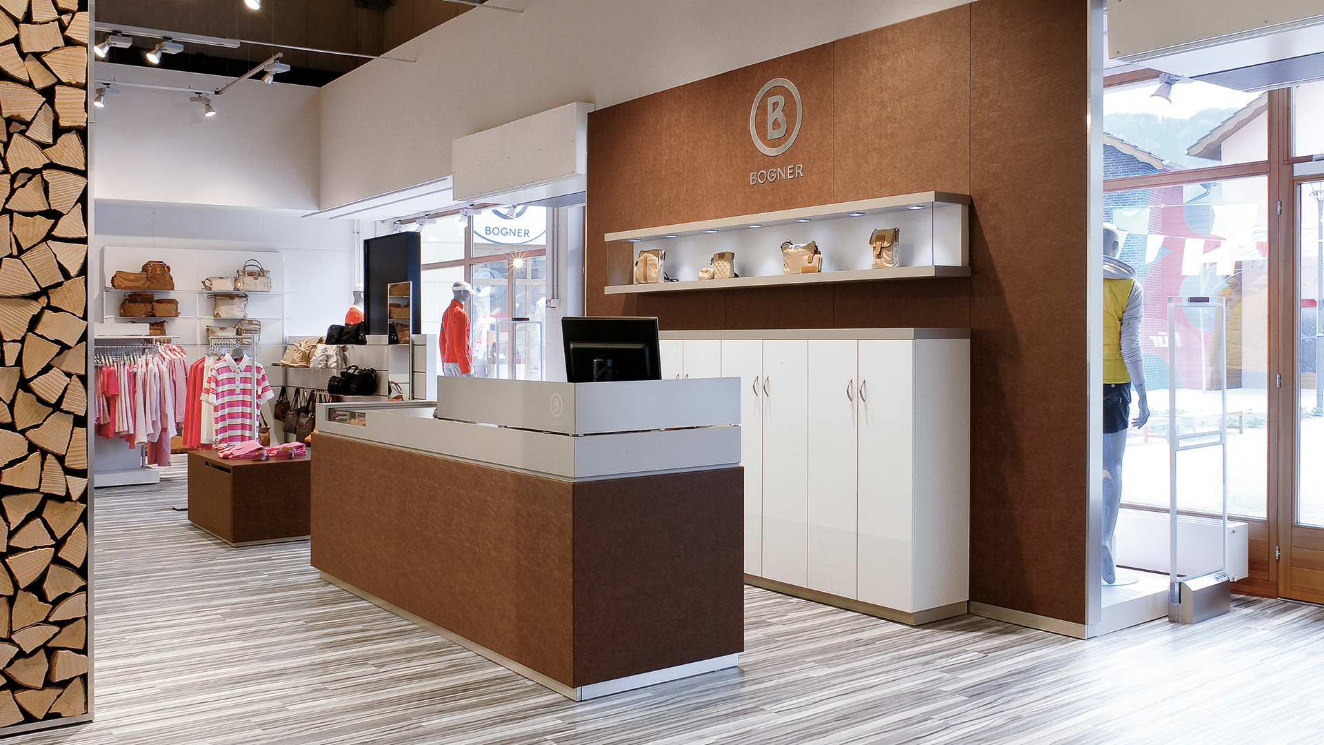 Dart stages the shop concept for Bogner for the Outlet Stores 2010