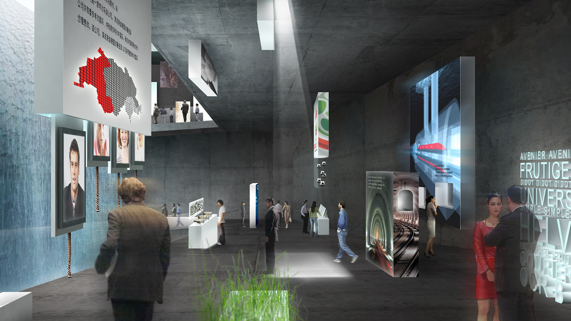 Dart inszeniert die Ausstellung für den Schweizer Pavillon auf der Expo 2010
