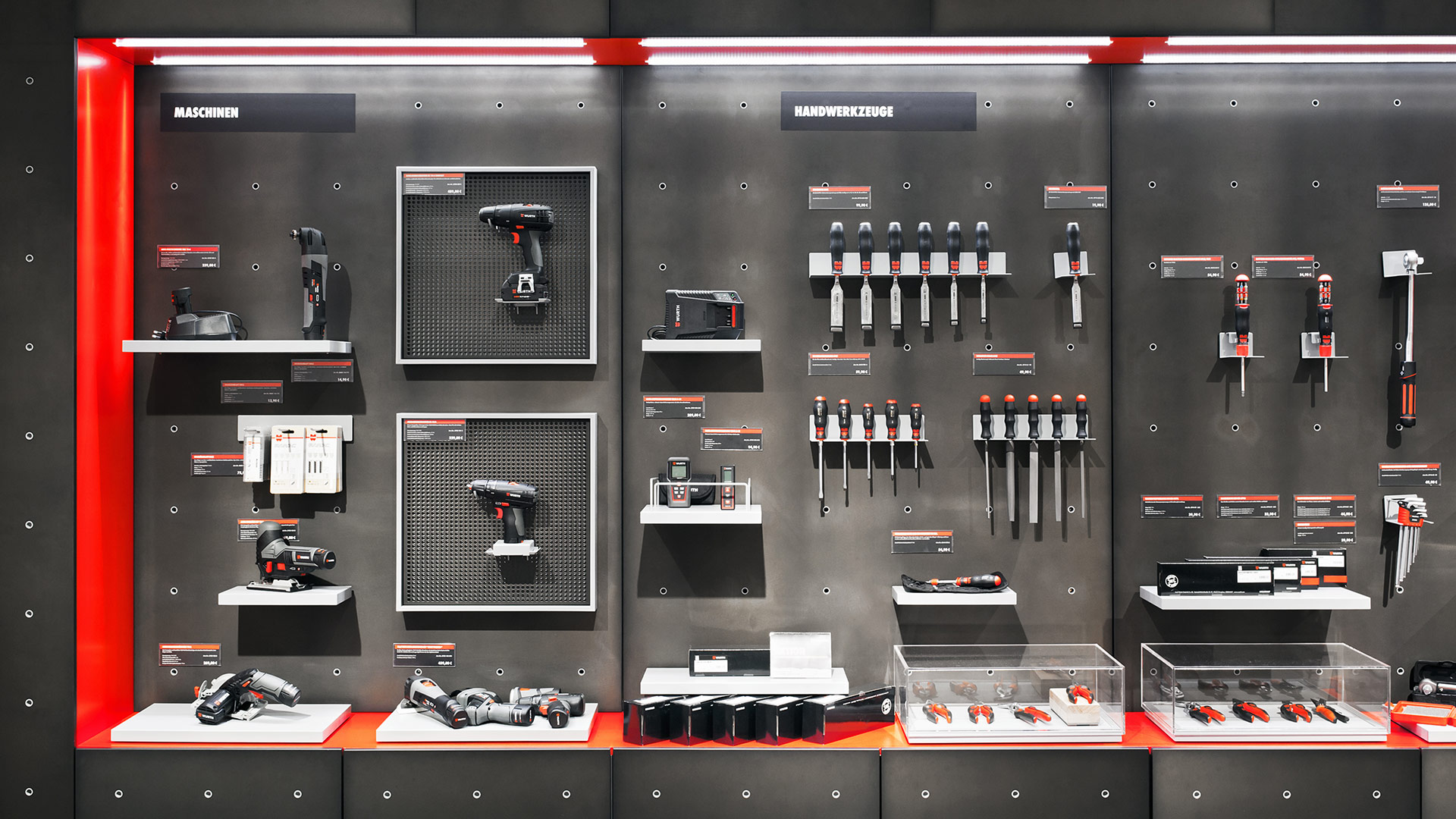 Dart stages Würth's shop concept for the Family Store 2016