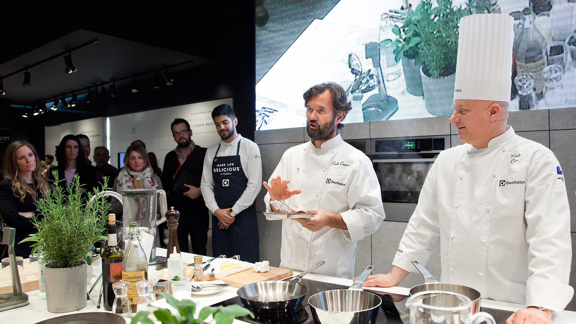 Dart inszeniert den Messestand von Electrolux auf der EuroCucina 2016