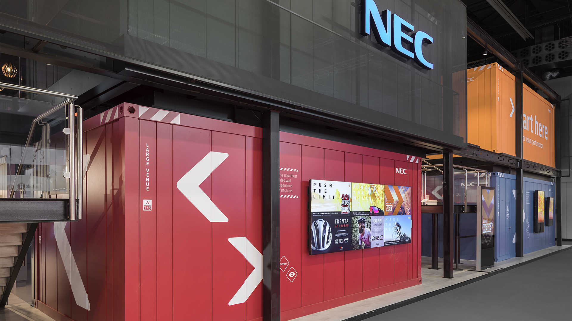 Dart stages the NEC fair stand at the ISE 2019