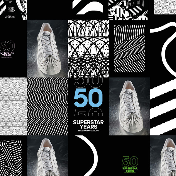 adidas 50 years of superstars D art Design Gruppe