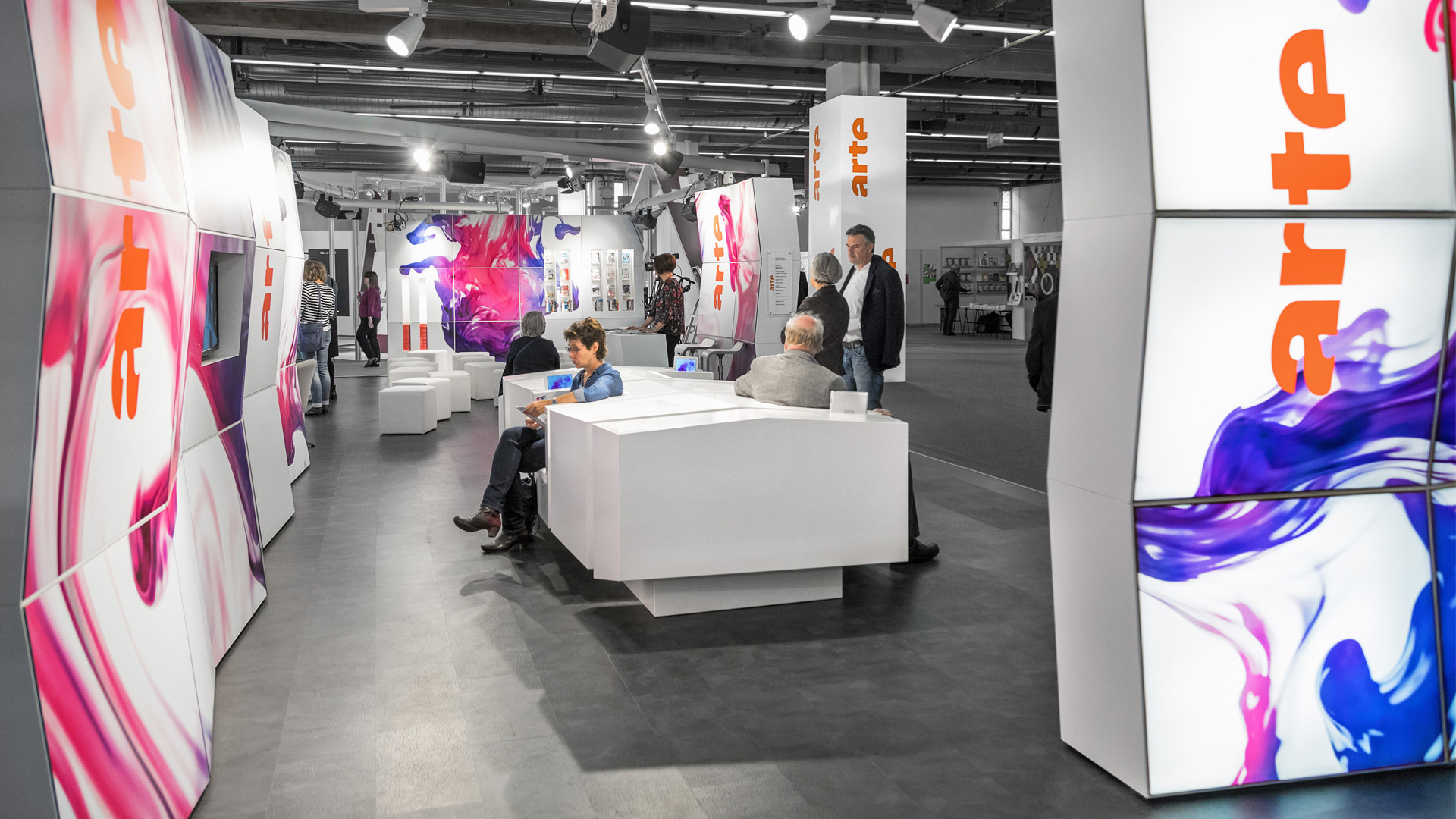 Dart stages the Arte fair stand at the Frankfurter Buchmesse 2017