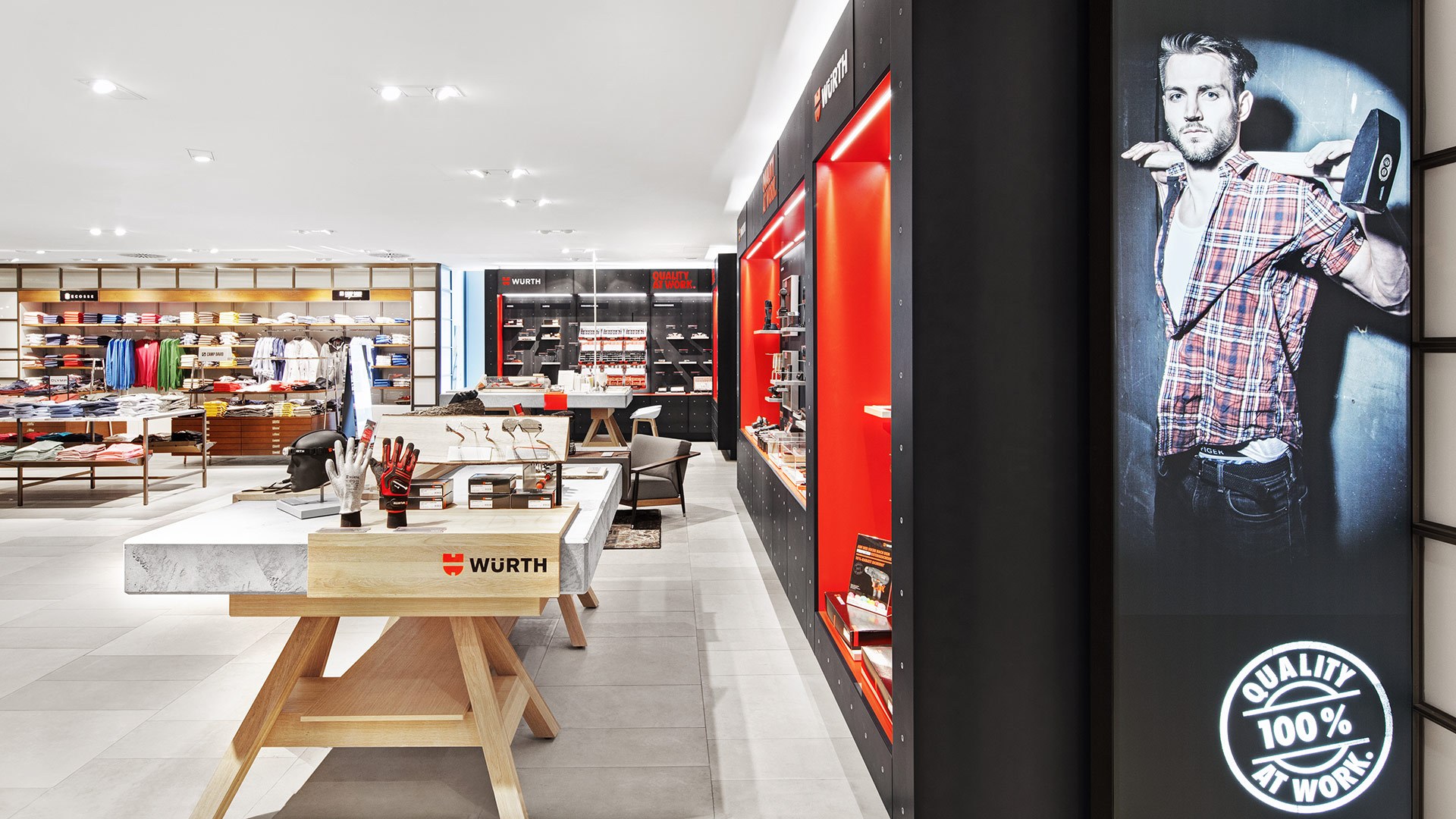 Dart inszeniert das Shop Konzept von Würth für den Family Store 2016