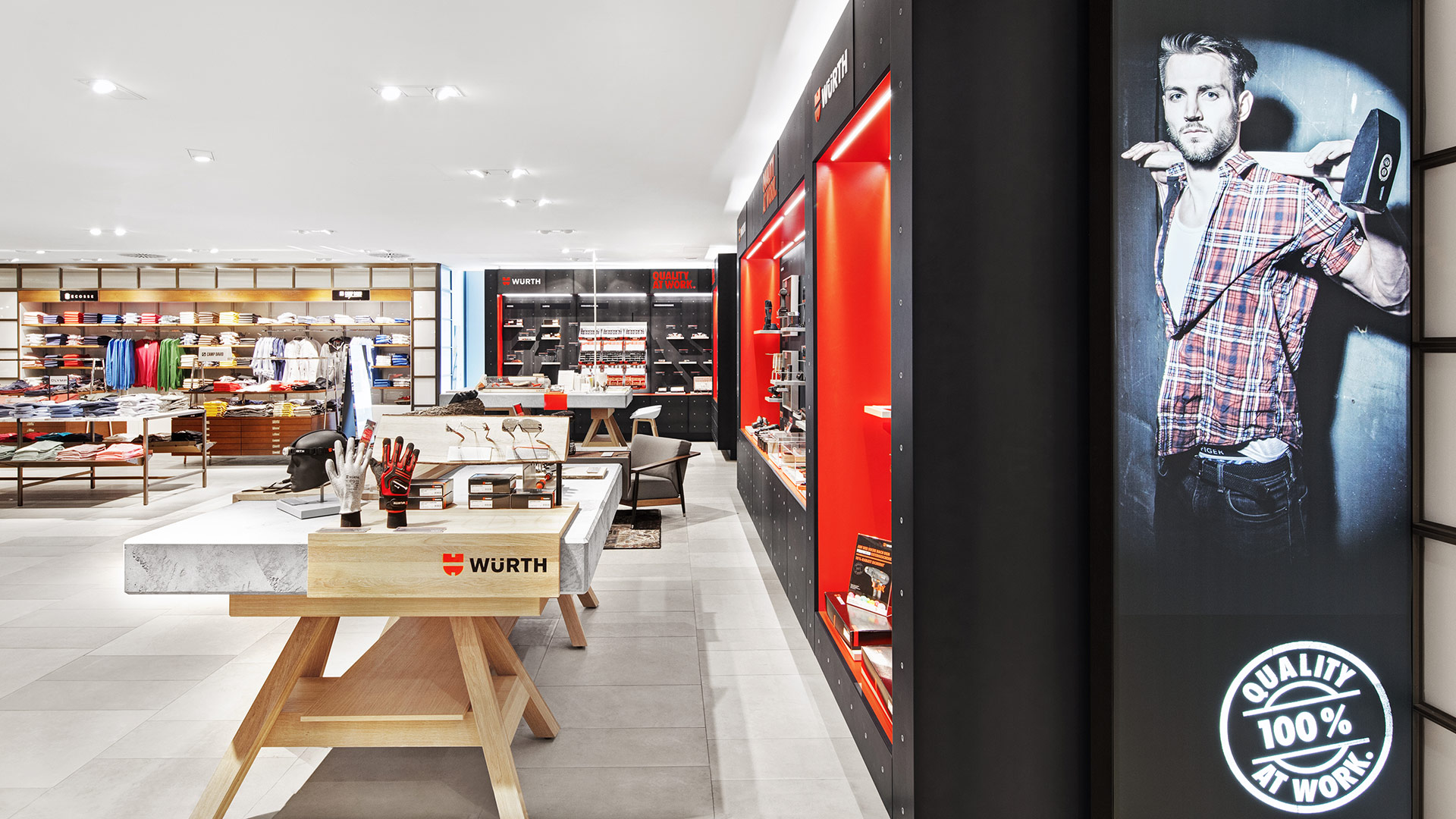 Dart stages Würth's shop concept for the Family Store 2016