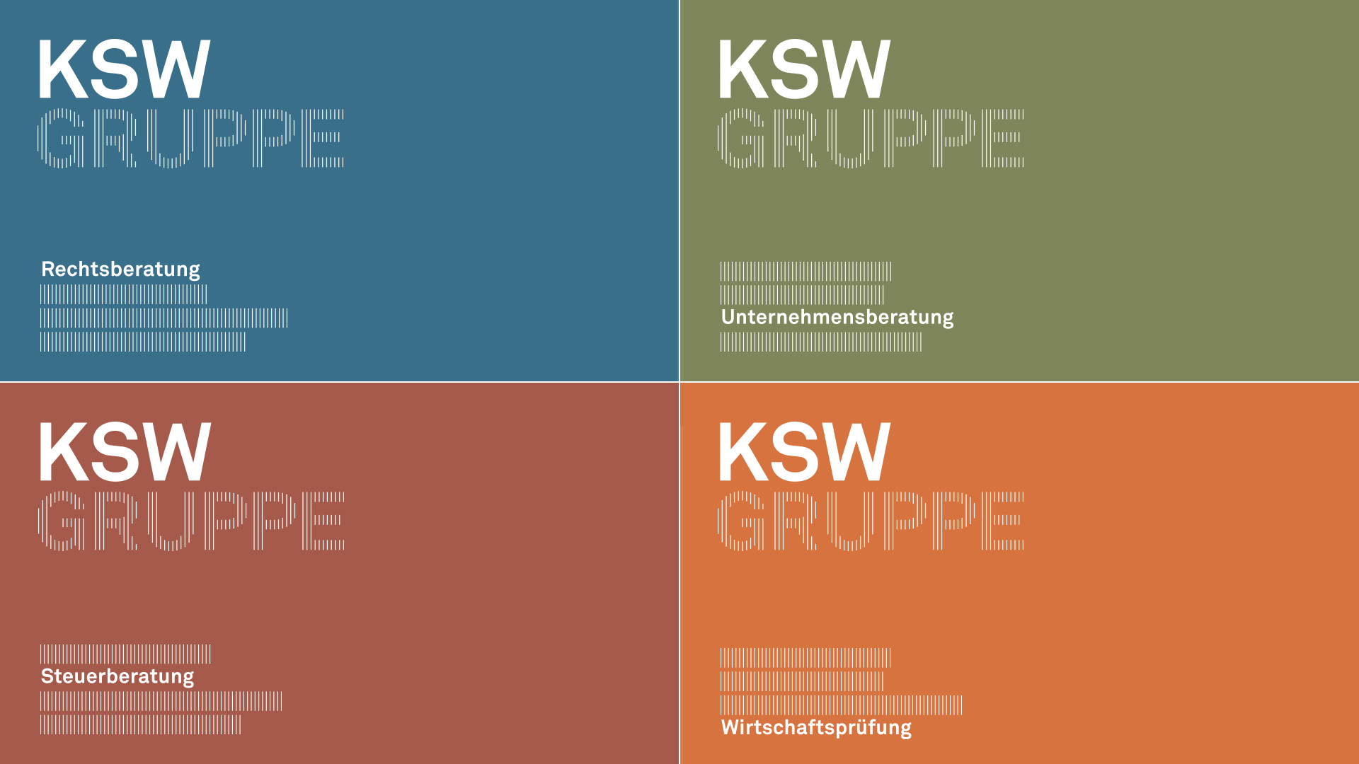 Dart stages the communication of the KSW Gruppe for the Corporate Design 2012