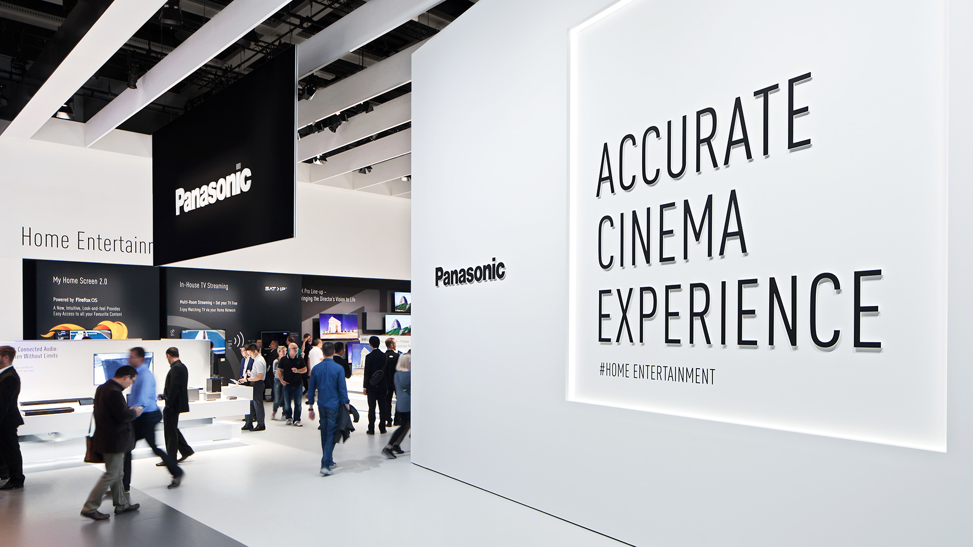 Dart stages the Panasonic fair stand at the IFA 2015