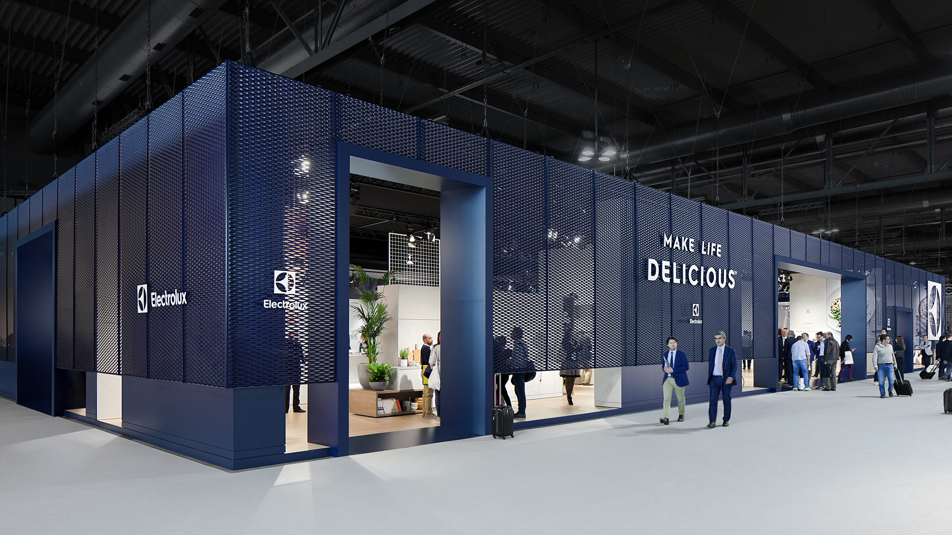 Dart stages the Electrolux fair stand at the EuroCucina 2016