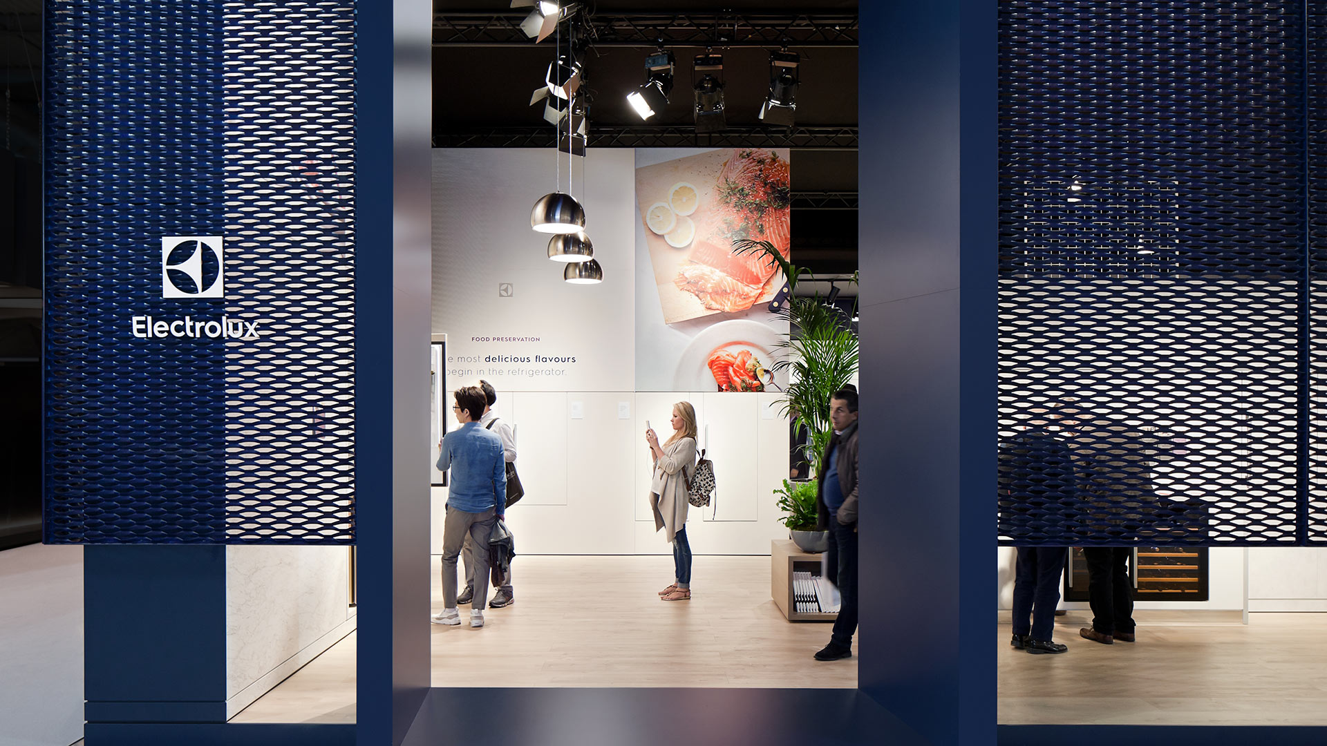 Dart stages the Electrolux fair stand at tDart stages the Electrolux fair stand at the EuroCucina 2016he EuroCucina 2016